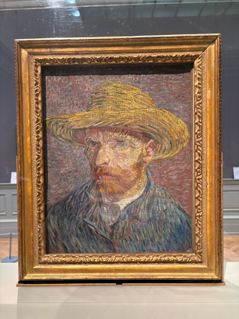 メトロポリタン美術館で見たフィンセント・ファン・ゴッホ《麦わら帽子をかぶった自画像》（1887年）