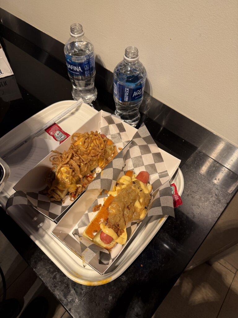 NBA観戦中に食べた会場のフード