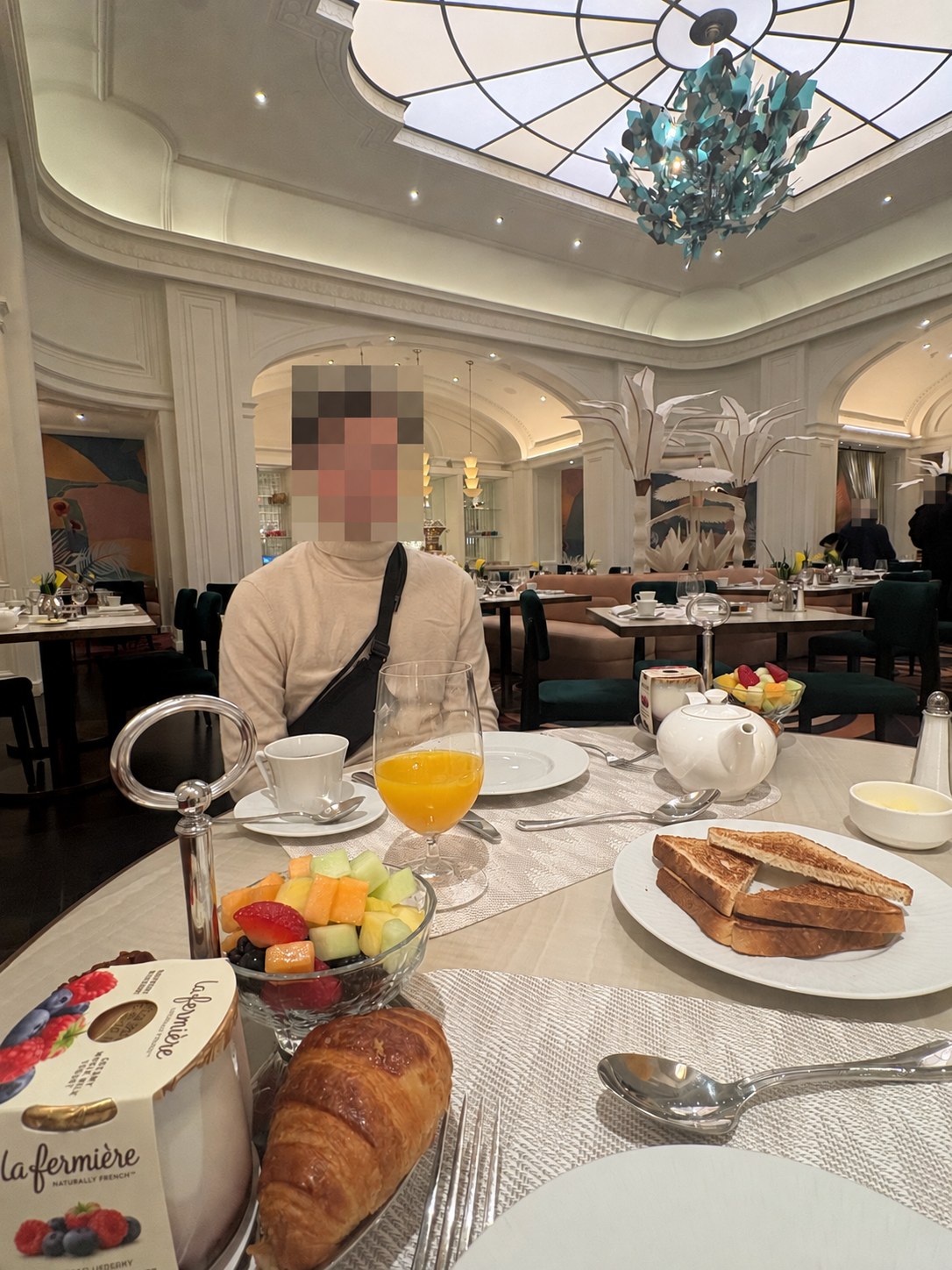 セントレジス・ニューヨークの朝食会場
